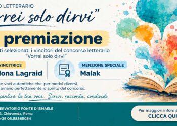 Concorso Letterario “Vorrei solo dirvi” — I vincitori